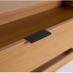 Консольный стол Mebel Elite Ruby (Oak/Black) Thumb