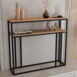 Консольный стол Prestige Siena 2 Layer 100x25x90 (Pine/Black)