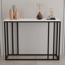 Masa auxiliara Prestige Genoa 100x25x75 (White/Black) Thumb