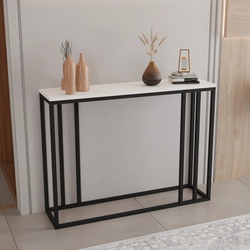 Консольный стол Prestige Genoa 100x25x75 (White/Black)
