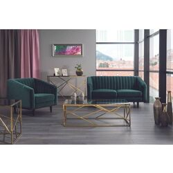 Masa auxiliara Signal Escada C II (White Marble/Silver) Thumb