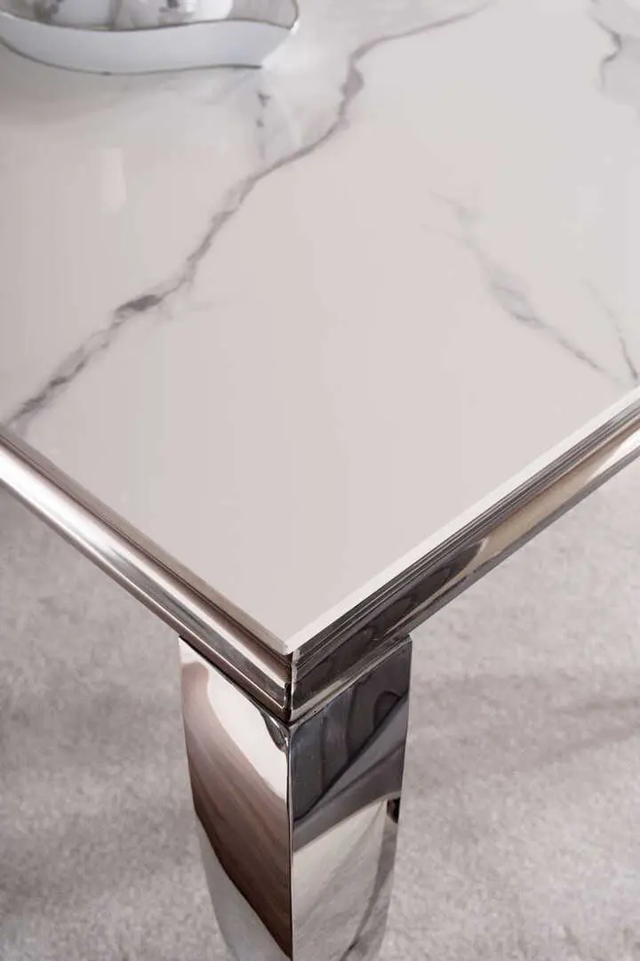 Консольный стол Signal Prince C 120x40 (White/Chrome) - 3