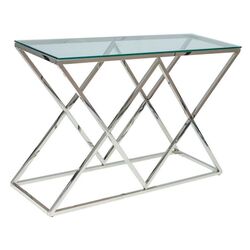 Masa auxiliara Signal Zegna S (Transparent/Silver)