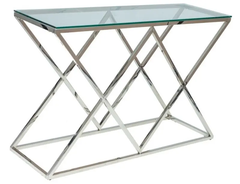 Консольный стол Signal Zegna S (Transparent/Silver)