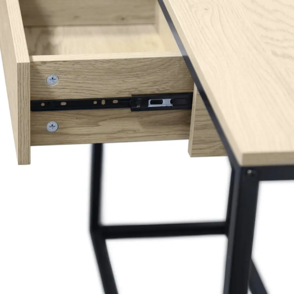 Masa auxiliara Tempo Kondela Navaro Typ 2 (Oak/Black) - 7