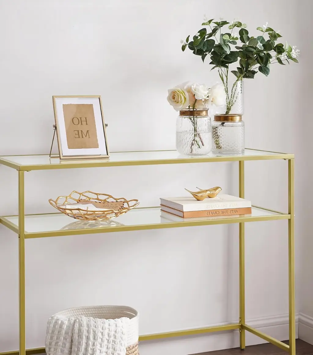 Masa auxiliara Vasagle LGT025A01 (Gold)