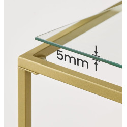 Masa auxiliara Vasagle LGT025A01 (Gold) Thumb