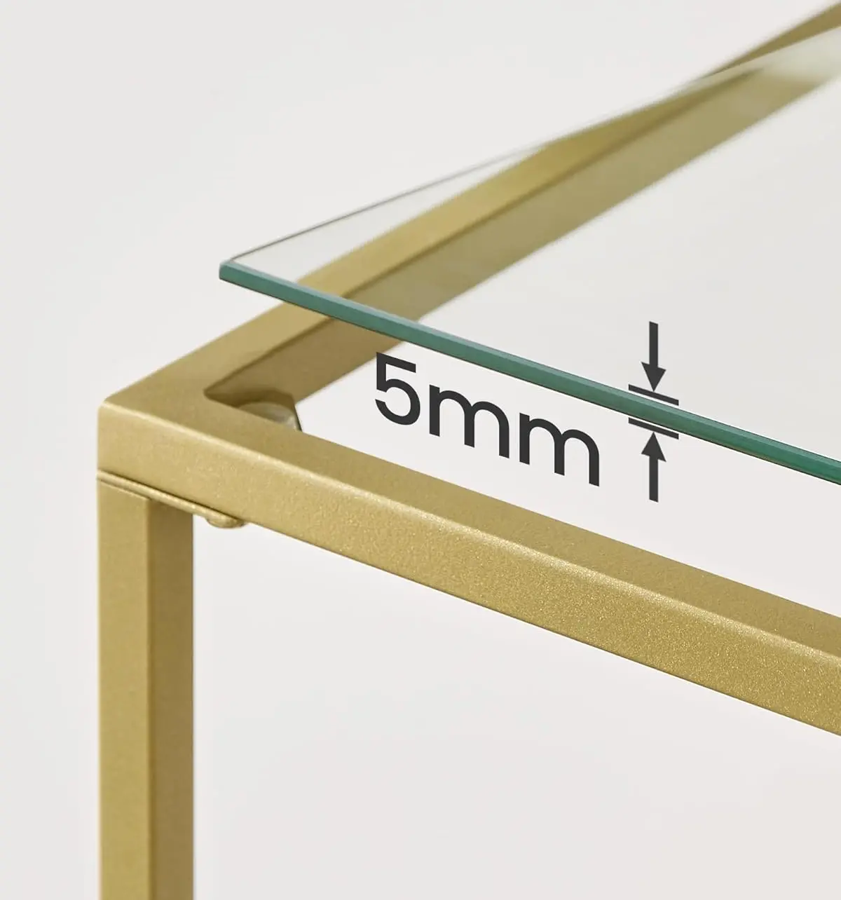 Masa auxiliara Vasagle LGT025A01 (Gold)