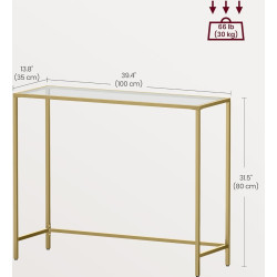 Консольный стол Vasagle LGT26G (Gold) Thumb