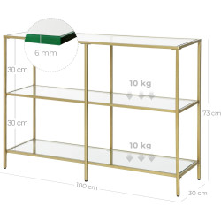 Masa auxiliara Vasagle LGT27G (Gold) Thumb