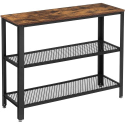 Masa auxiliara Vasagle LNT81BX (Rustic Brown/Black) Thumb