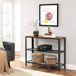 Masa auxiliara Vasagle LNT81BX (Rustic Brown/Black) Thumb