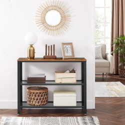 Masa auxiliara Vasagle LNT81BX (Rustic Brown/Black) Thumb