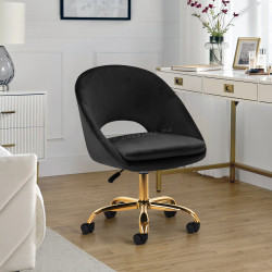 Fotoliu 4Rico QS-MF18G 148140 (Black/Gold)