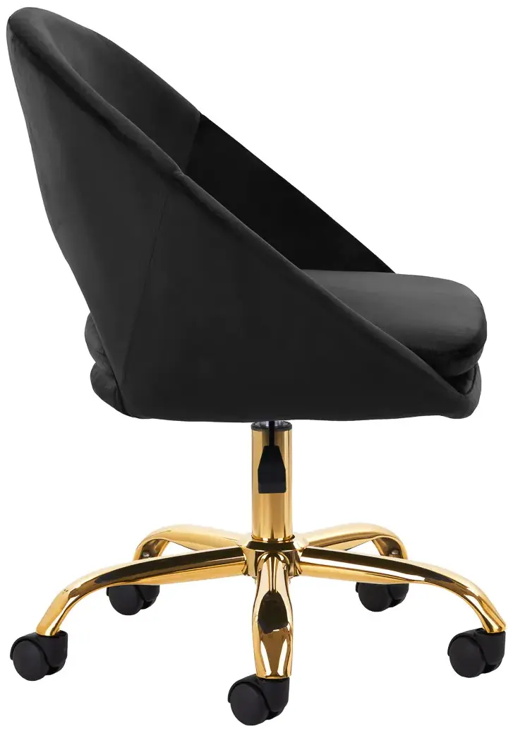 Fotoliu 4Rico QS-MF18G 148140 (Black/Gold)