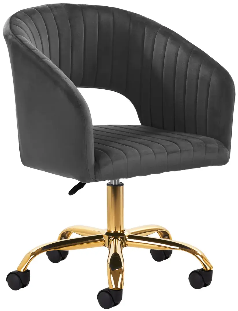 Fotoliu de coafor 4Rico QS-OF212G 148134 (Grey/Gold)