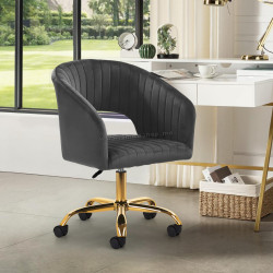 Fotoliu de coafor 4Rico QS-OF212G 148134 (Grey/Gold)