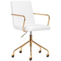 Fotoliu Activeshop QS-OF211G 148167 (White/Gold) Thumb