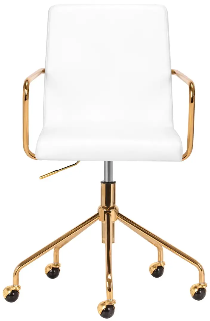 Fotoliu Activeshop QS-OF211G 148167 (White/Gold)