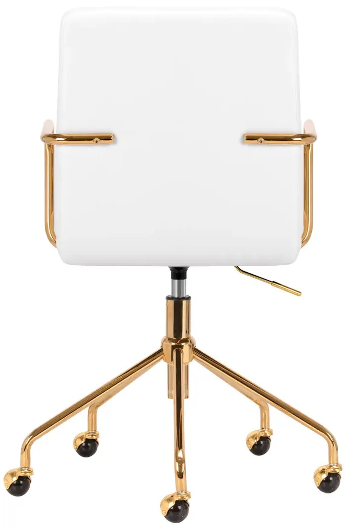 Fotoliu Activeshop QS-OF211G 148167 (White/Gold)