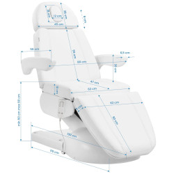 Fotoliu cosmetologic Azzurro Lux 3m 154877 (White) Thumb