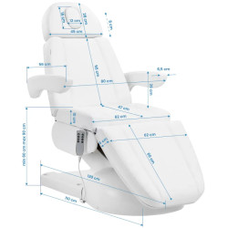 Кресло косметологическое Azzurro Lux 4M 154878 (White) Thumb