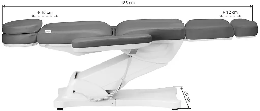 Fotoliu cosmetologic BeautyOne Sillon Classic 3 (Grey) - 14