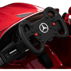 Scaun de frizerie pentru copii Gabbiano Mercedes 155292 (Red) Thumb