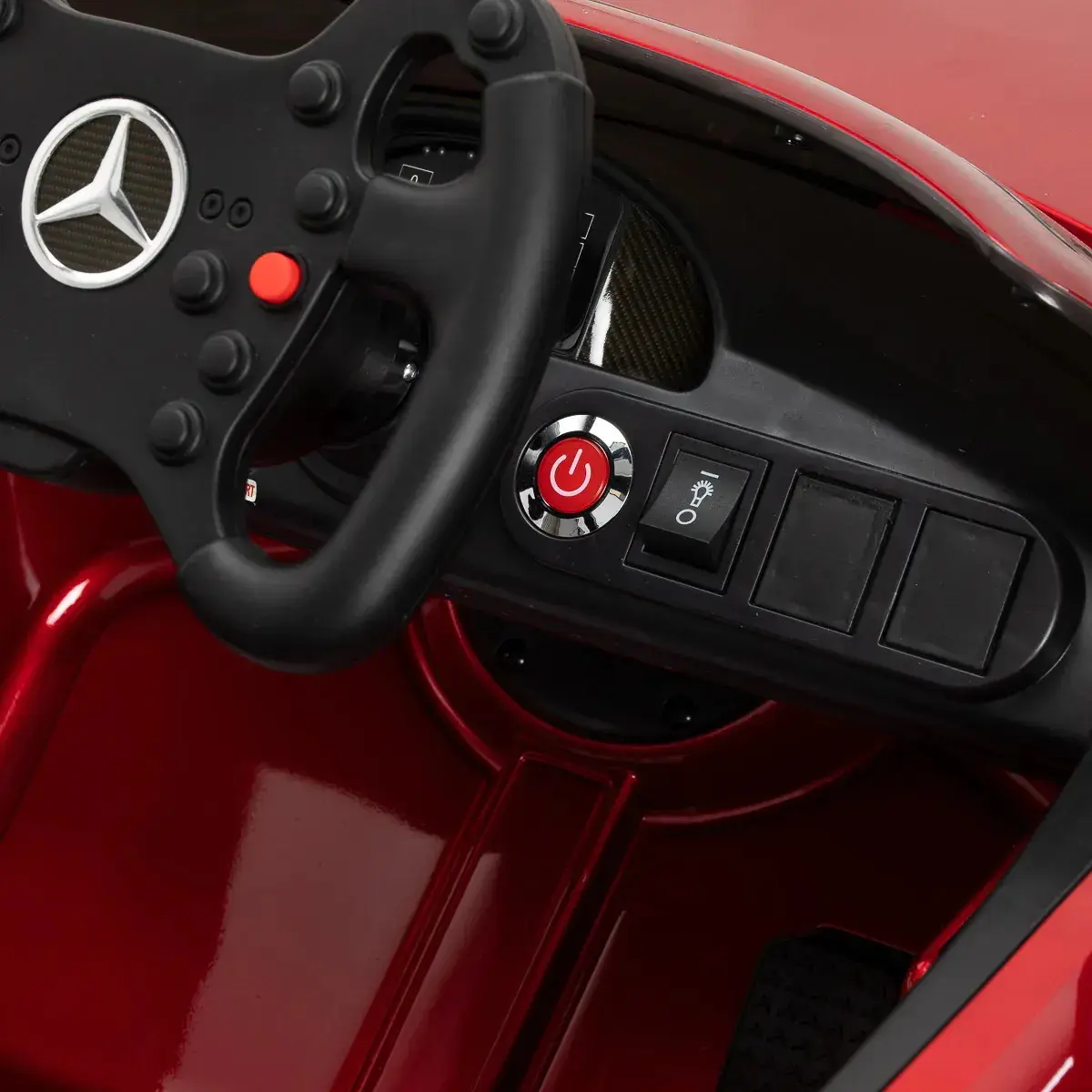Scaun de frizerie pentru copii Gabbiano Mercedes 155292 (Red) - 14