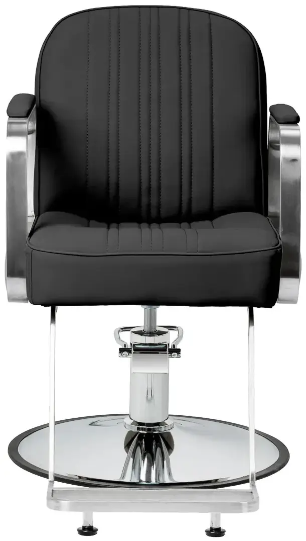 Кресло парикмахерское Gabbiano Acri 155720 (Black/Silver) - 3