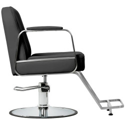 Кресло парикмахерское Gabbiano Acri 155720 (Black/Silver) Thumb