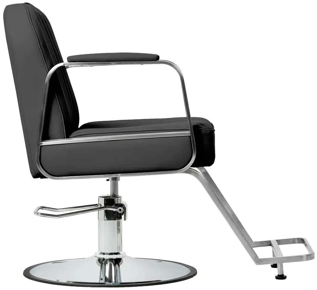 Кресло парикмахерское Gabbiano Acri 155720 (Black/Silver) - 5