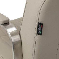 Кресло парикмахерское Gabbiano Acri 155721 (Beige/Silver) Thumb