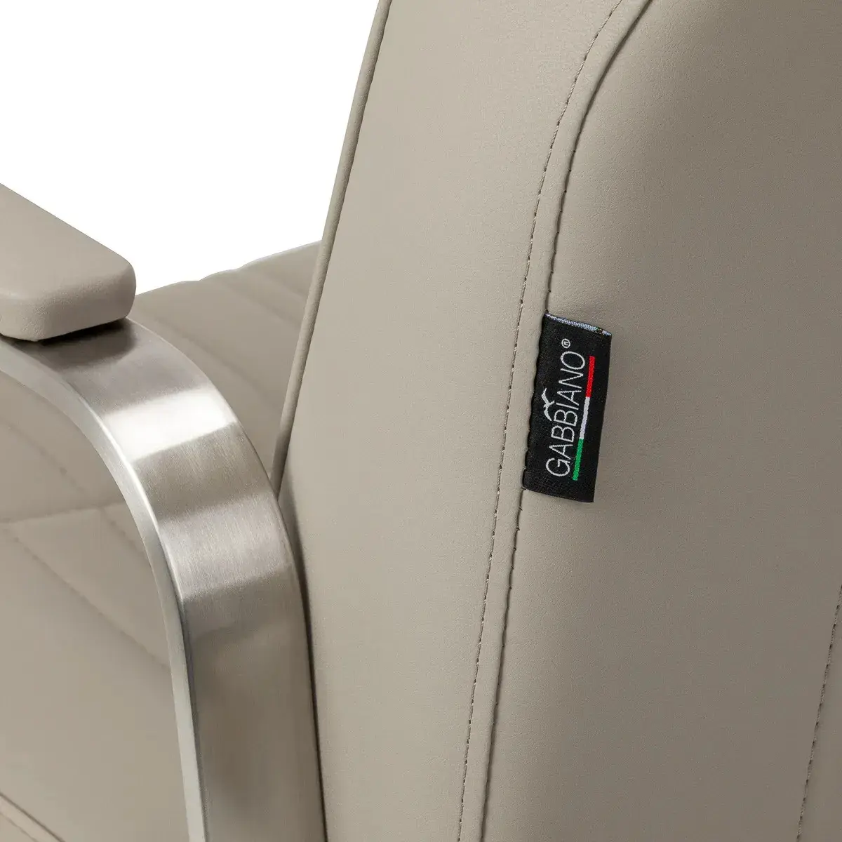 Кресло парикмахерское Gabbiano Acri 155721 (Beige/Silver) - 8