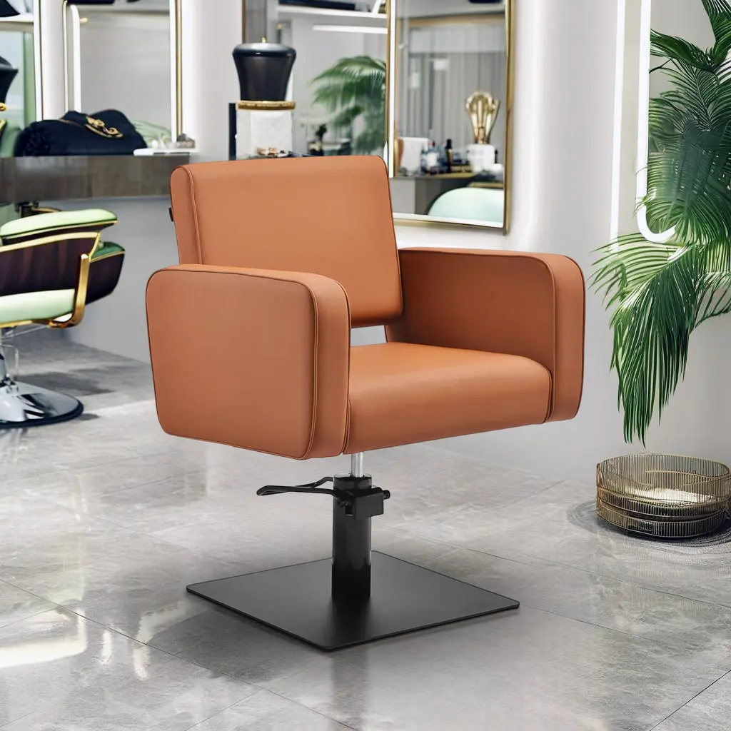 Кресло парикмахерское Gabbiano Bilbao 154200 (Brown/Black)