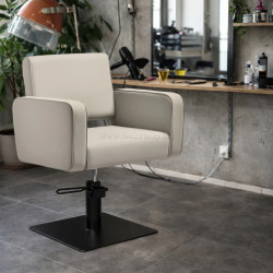 Fotoliu de coafor Gabbiano Bilbao 154201 (Greige/Black)