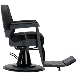 Кресло парикмахерское Gabbiano Bruno 153410 (Black/Grey) Thumb