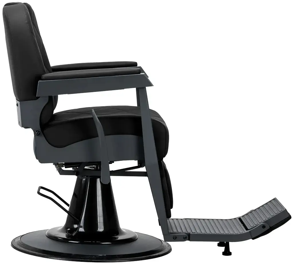Кресло парикмахерское Gabbiano Bruno 153410 (Black/Grey) - 18