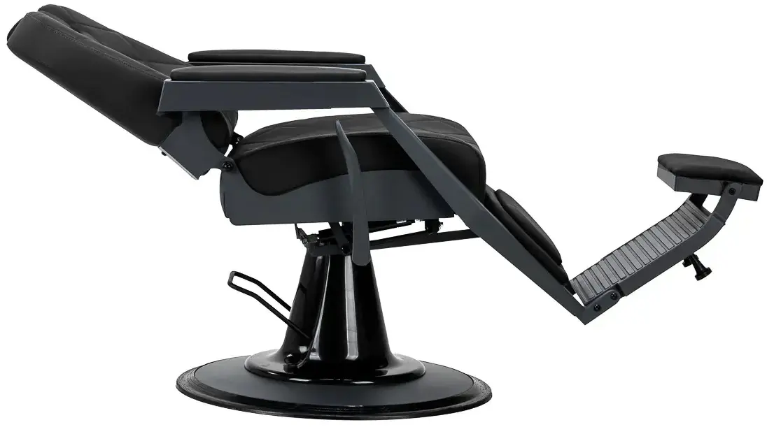 Кресло парикмахерское Gabbiano Bruno 153410 (Black/Grey) - 17