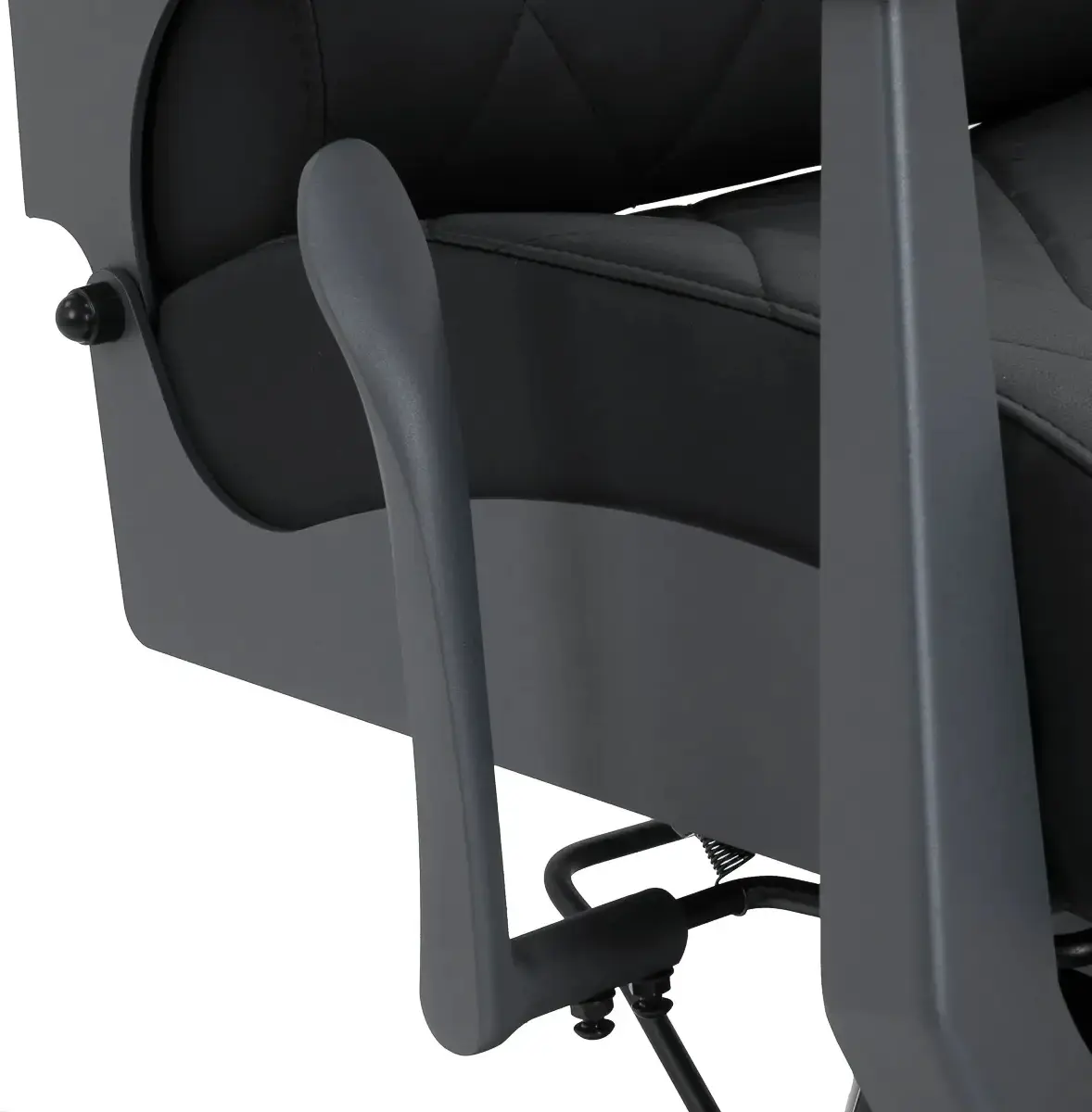 Кресло парикмахерское Gabbiano Bruno 153410 (Black/Grey) - 12