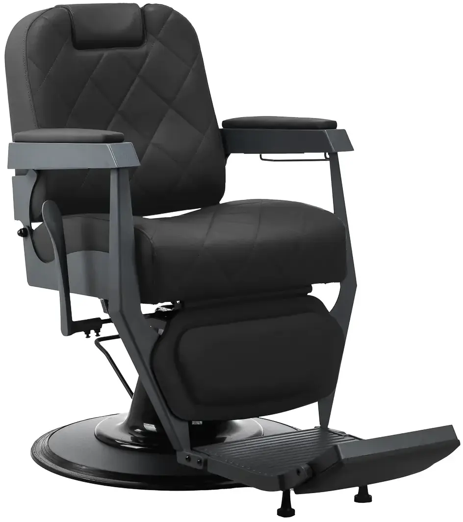 Кресло парикмахерское Gabbiano Bruno 153410 (Black/Grey)
