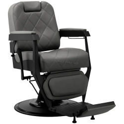 Кресло парикмахерское Gabbiano Bruno 155763 (Grey/Black)