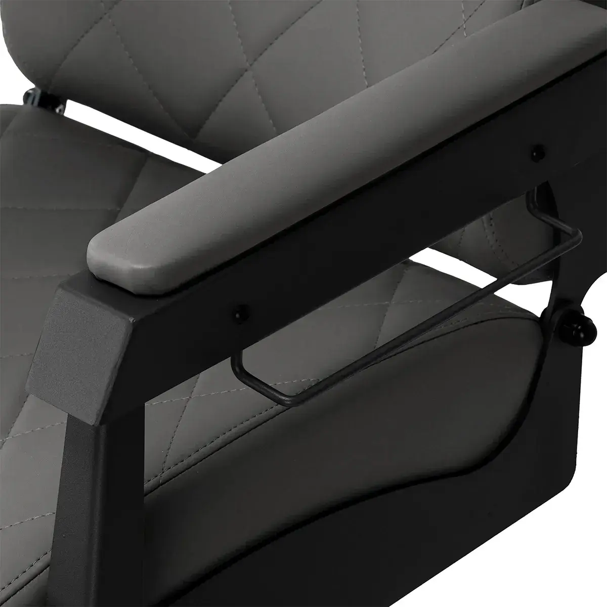 Кресло парикмахерское Gabbiano Bruno 155763 (Grey/Black) - 13