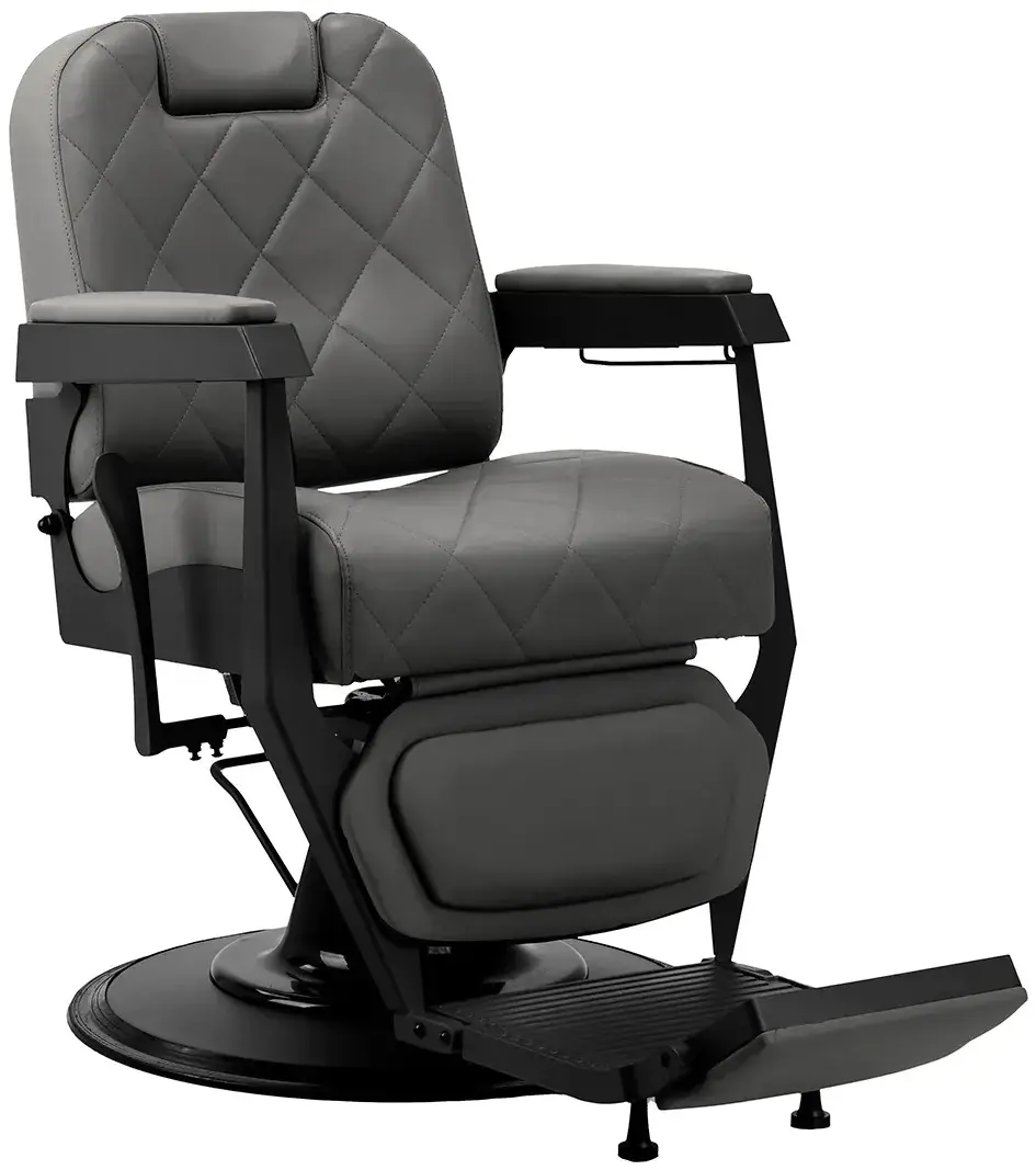 Кресло парикмахерское Gabbiano Bruno 155763 (Grey/Black)