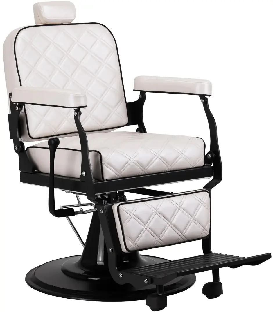 Fotoliu de coafor Gabbiano Carlos Extra 148986 (Pearl/Black)