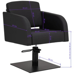 Fotoliu de coafor Gabbiano Elda 154196 (Black) Thumb