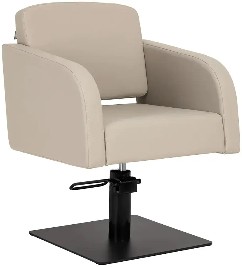 Кресло парикмахерское Gabbiano Elda 154198 (Greige/Black) - 2