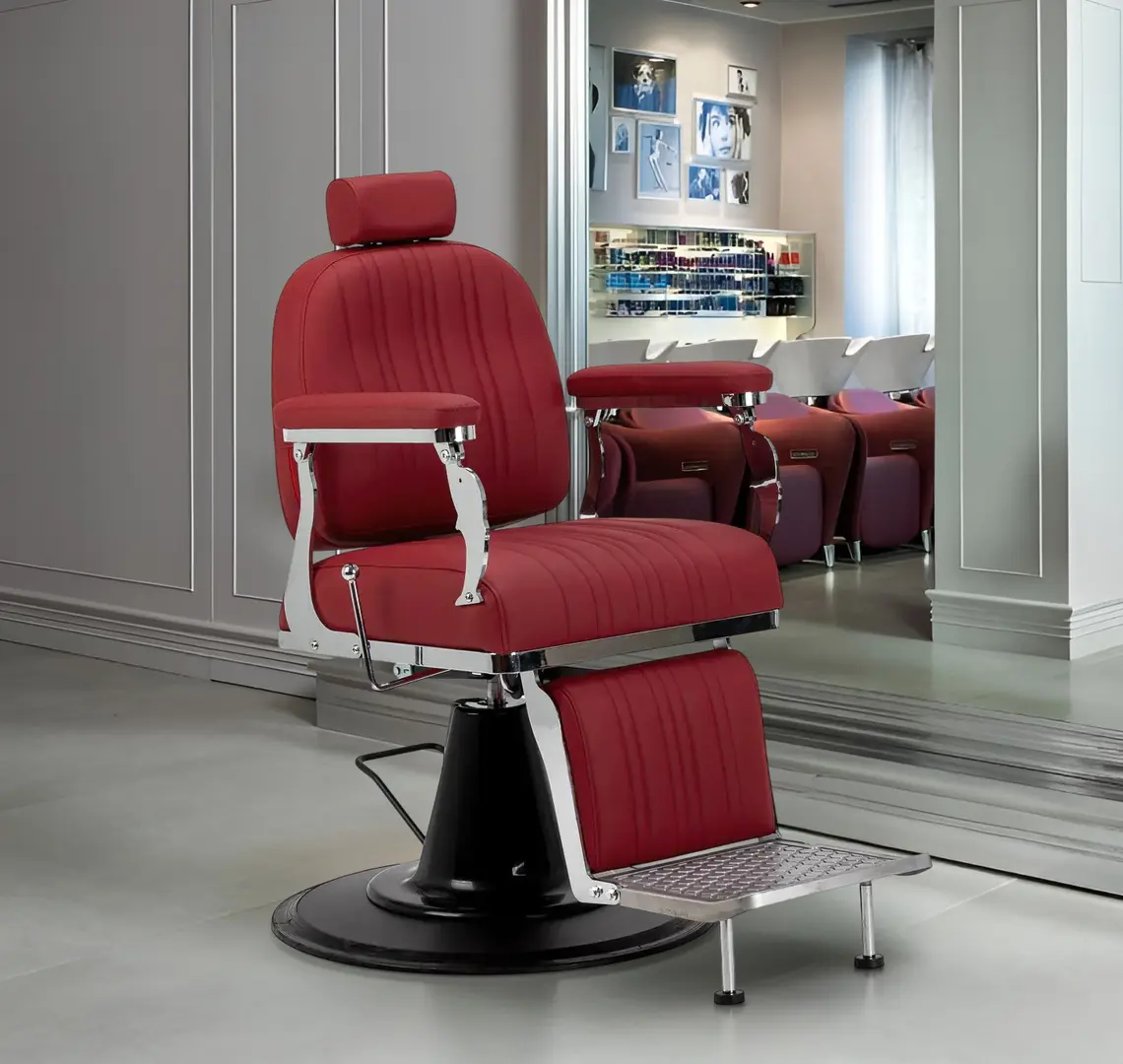 Fotoliu de coafor Gabbiano Elias 155286 (Red)