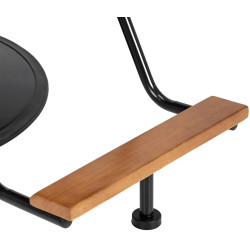 Кресло парикмахерское Gabbiano Florencja 155651 (Black/Walnut) Thumb