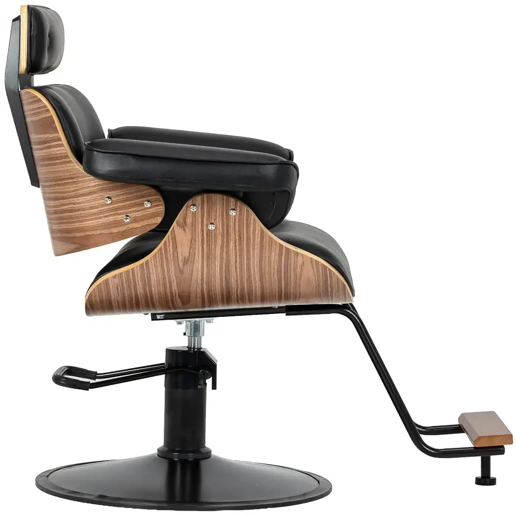 Кресло парикмахерское Gabbiano Florencja 155651 (Black/Walnut) - 3